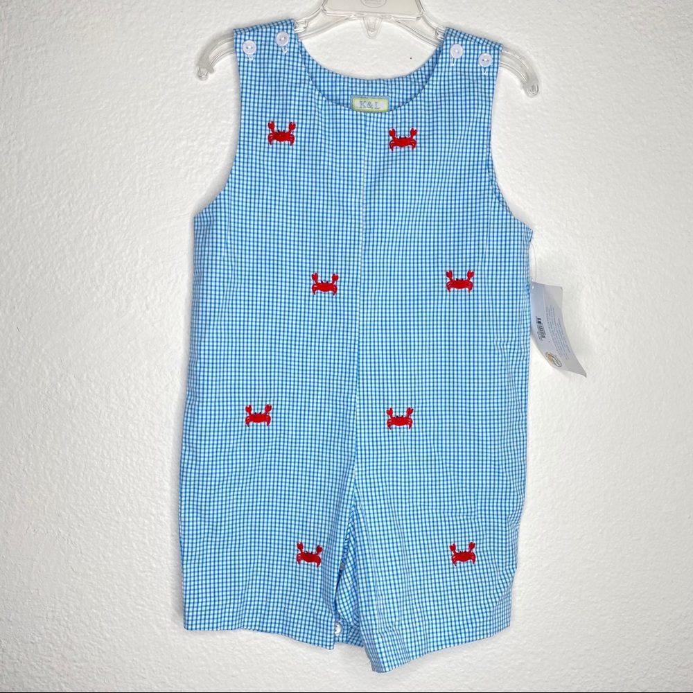 K & L crab embroidered jumpsuit
